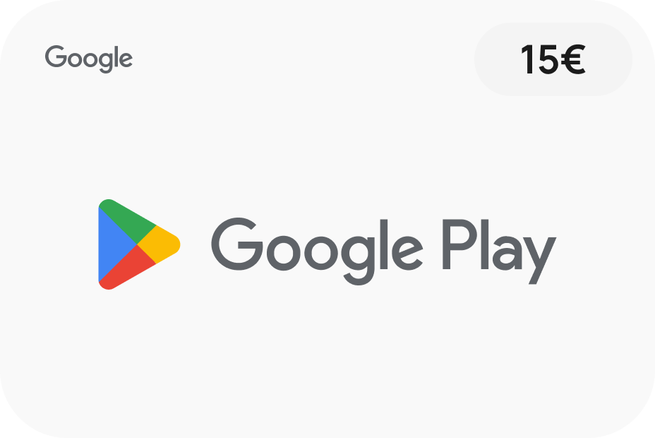 15 euro Google Play Gutschein