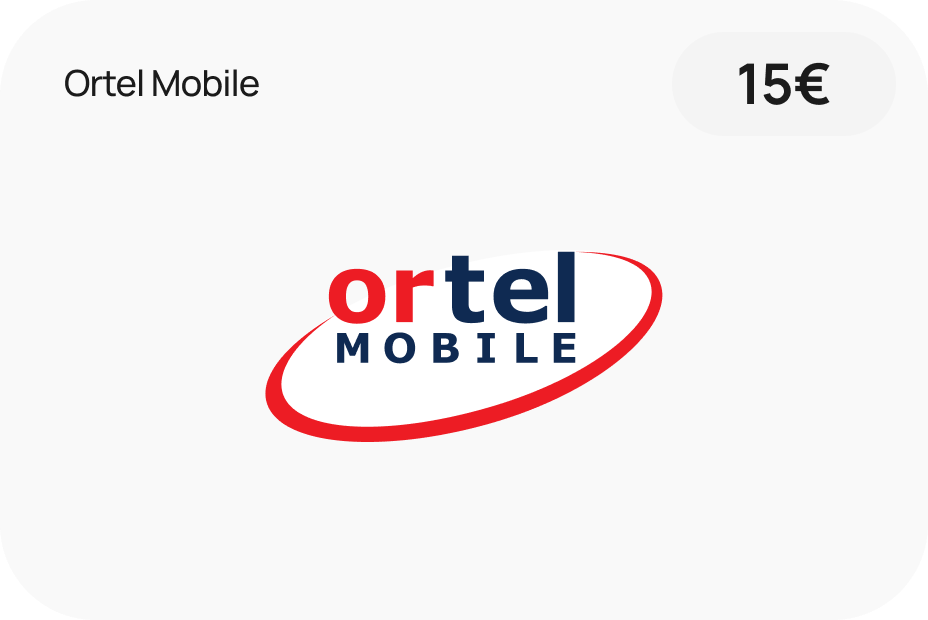 ortel mobile, 15 euro handyguthaben code