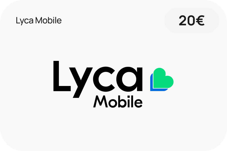 Lycamobile 20€ Aufladecode – Terd