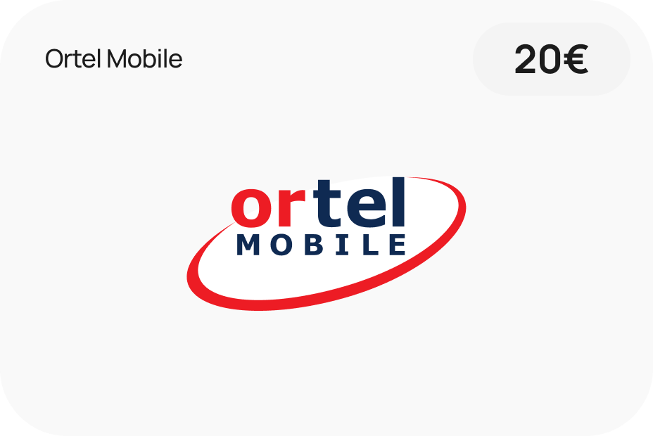 ortel mobile, 20 euro handyguthaben code