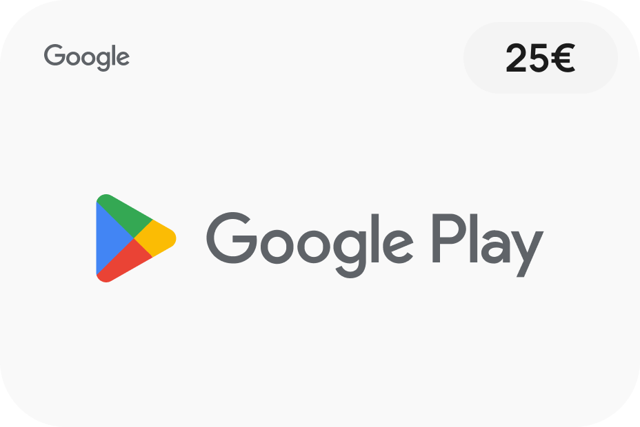25 euro Google Play Gutschein