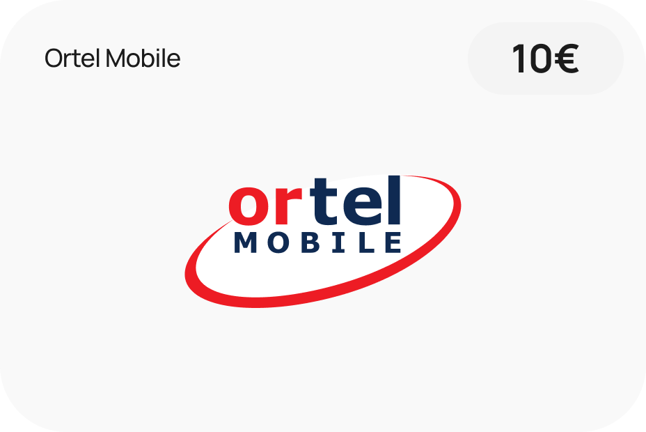 Ortel Mobile 10€ Aufladecode
